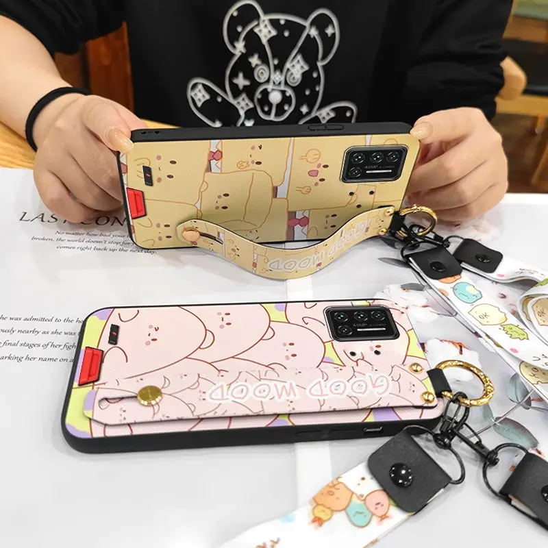 for woman shockproof phone case for umidigi bison gt wrist strap phone holder original anti knock free global shipping