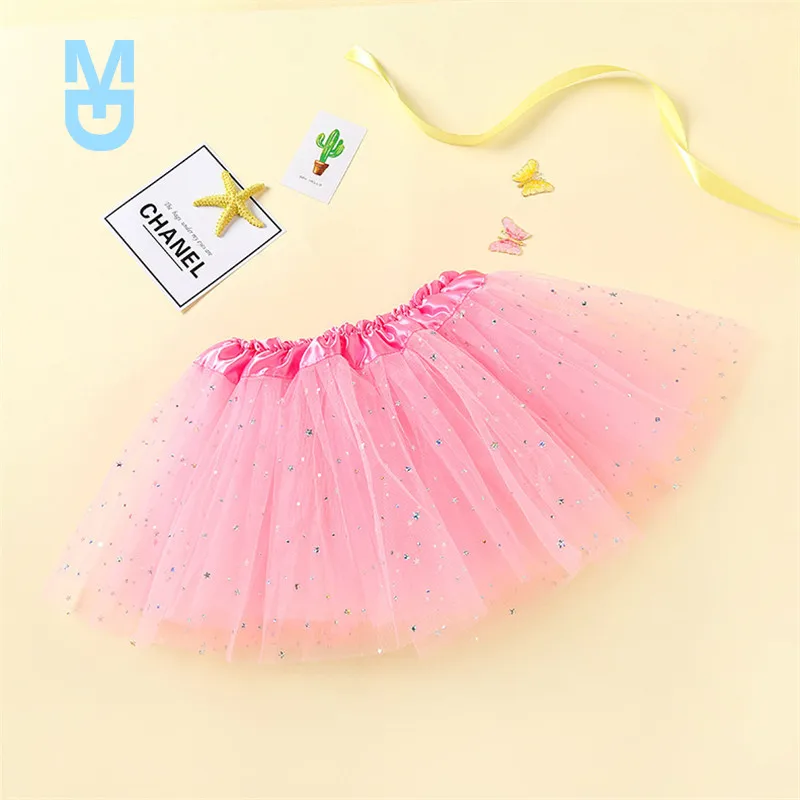 

New Fluffy Chiffon Tulle tutu skirt colorful cheap girl skirt dance skirt Baby Girl Clothes kids Birthday Gift Party Wear 2-8T