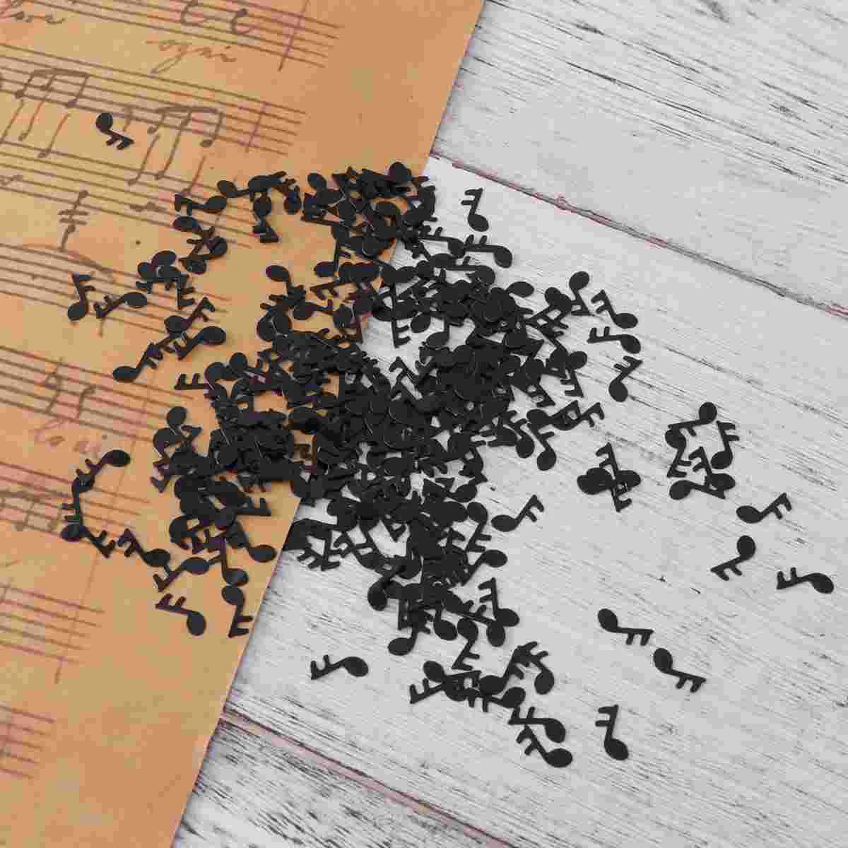 

Confettimusical Party Notes Notewedding Cutout Cutouts Clef Table Themed Birthday Glitter Decoration Metallic Shower Baby