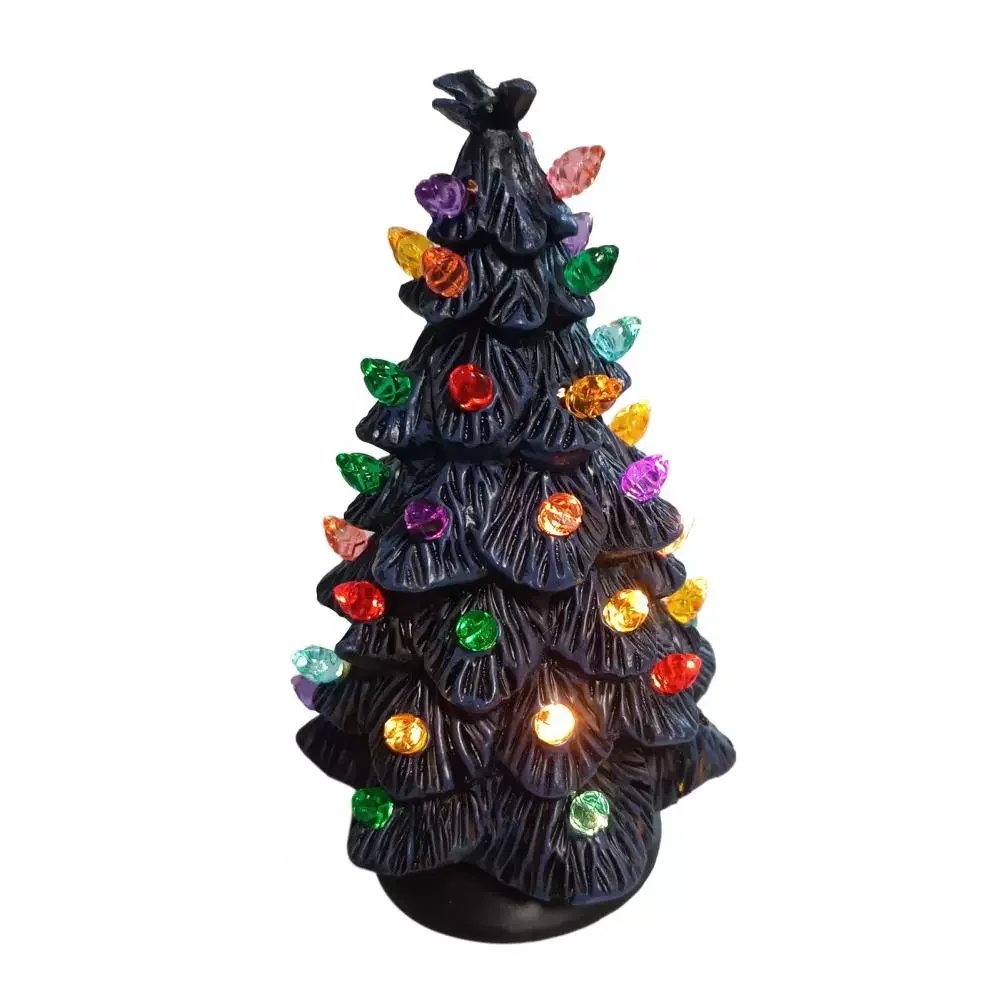 

Рождественская подсветка для елки, привлекательная портативная настольная подставка, украшение для рождественской елки для дома