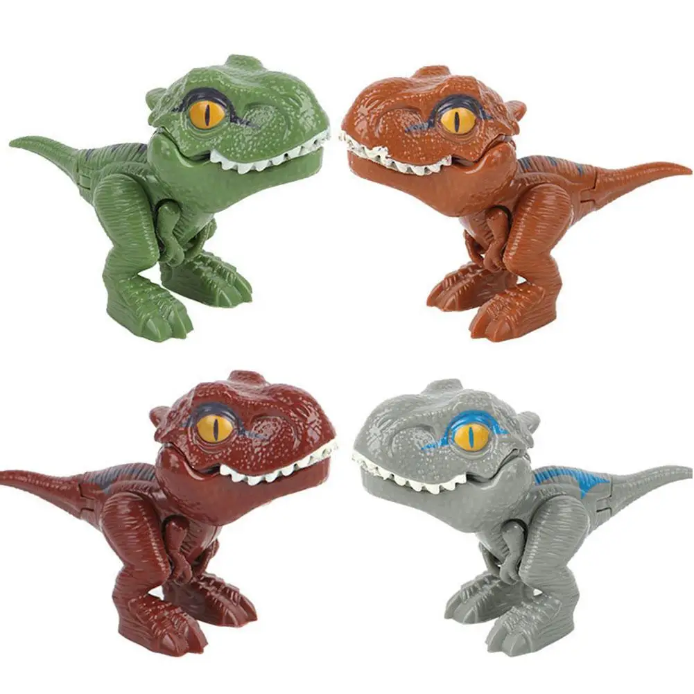 

1 Pcs Mini Tricky Dinosaur Toy Jurassic Tyrannosaurus Model Interactive Biting Finger Creative Toys Boys Girls Naughty Toys Gift