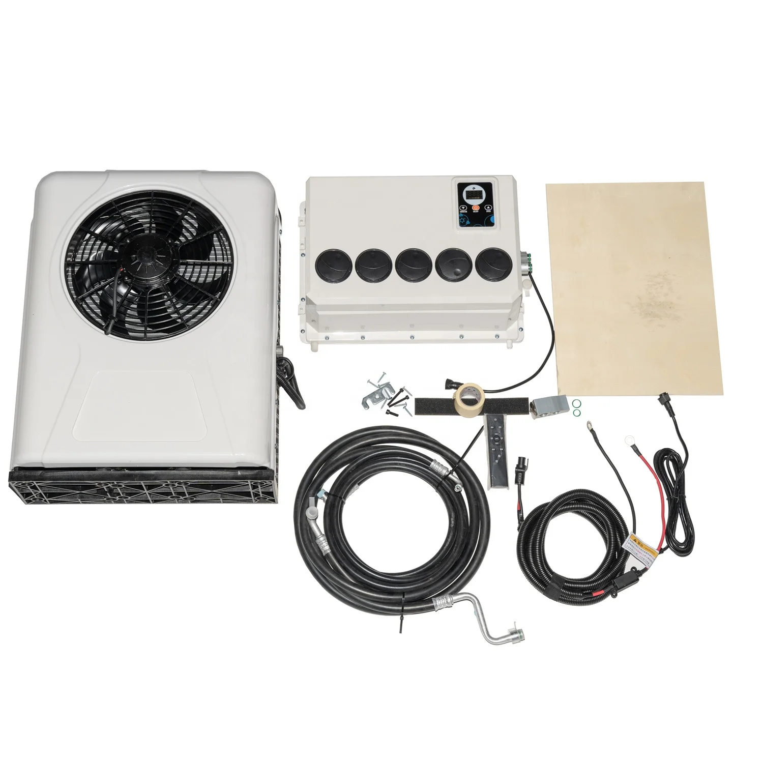 

High quality 12V 24V Battery powered parking air conditioner for tractor cab truck sleeper electric parking cooler for truck