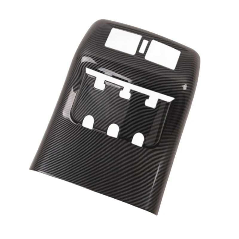 

for Nissan Navara NP300 2016-2021 Carbon Fibre Car Rear Armrest Box Air Conditioning Vent Outlet Cover Trim Accessories