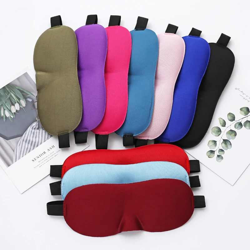 3D Sleep Mask Natural Sleeping Eye Mask Eyeshade Cover Shade Eye Patch Women Men Soft Portable Blindfold Travel Eyepatch