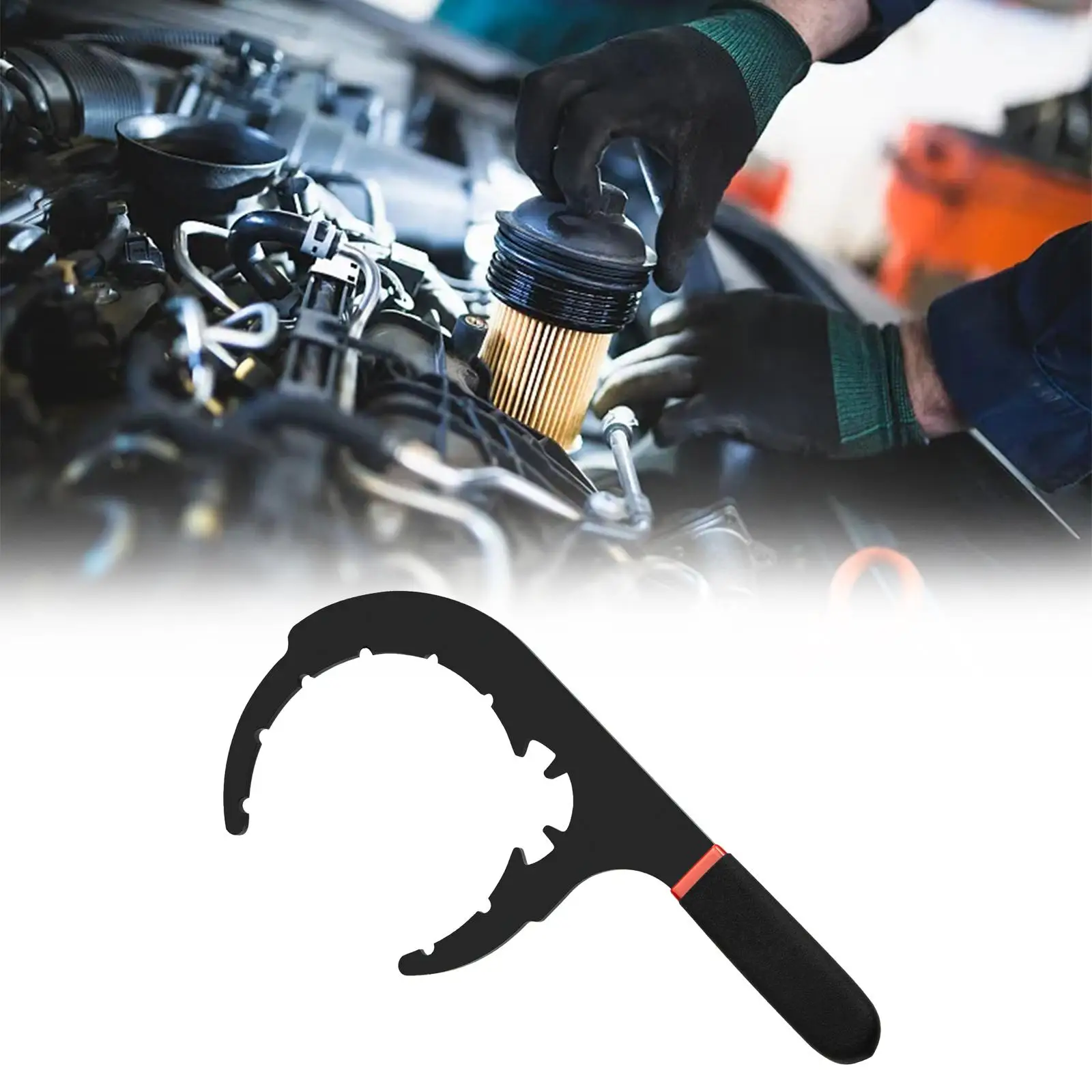 Ключ для фильтра 61090 профессиональный инструмент снятия металлической удобной