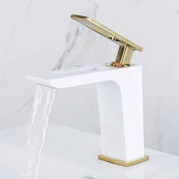 tuqiu basin faucets modern black bathroom mixer tap brass washbasin faucet single handle single hole elegant crane for bathroom