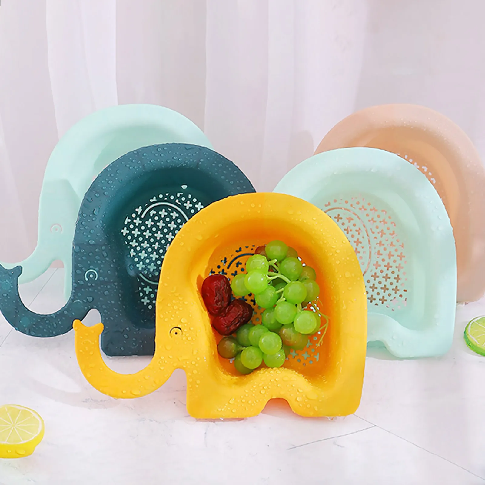 

Kitchen Leftover Sink Strainer Sink Elephant Drain Basket General Fruit And Vegetable Drain Basket Multifunctional Drain Basket