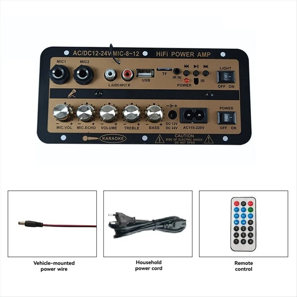 Фото *ABDH DC12V/24V 110V-220V 30W аудиоусилитель Bluetooth плата с оптическим сабвуфером аудио усилитель для дома автомобиля вилка европейского стандарта №2