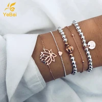 5pcs womens stainless steel jewelry 2022 summer bracelets for women designer jewelry stainless steel women gift for girlfriend
