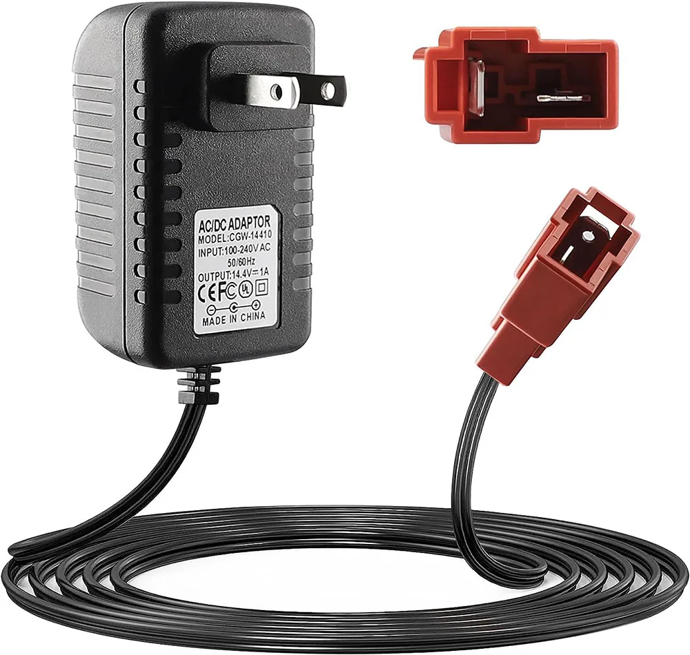 12 Volt Battery Charger for Ride On Toys 14.4V 1000MA Charge