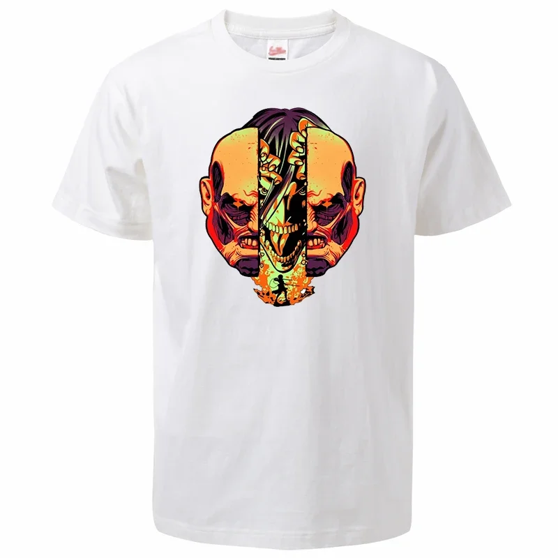 Attack On Titan 2024 летняя мужская футболка большого размера футболки с принтом в стиле