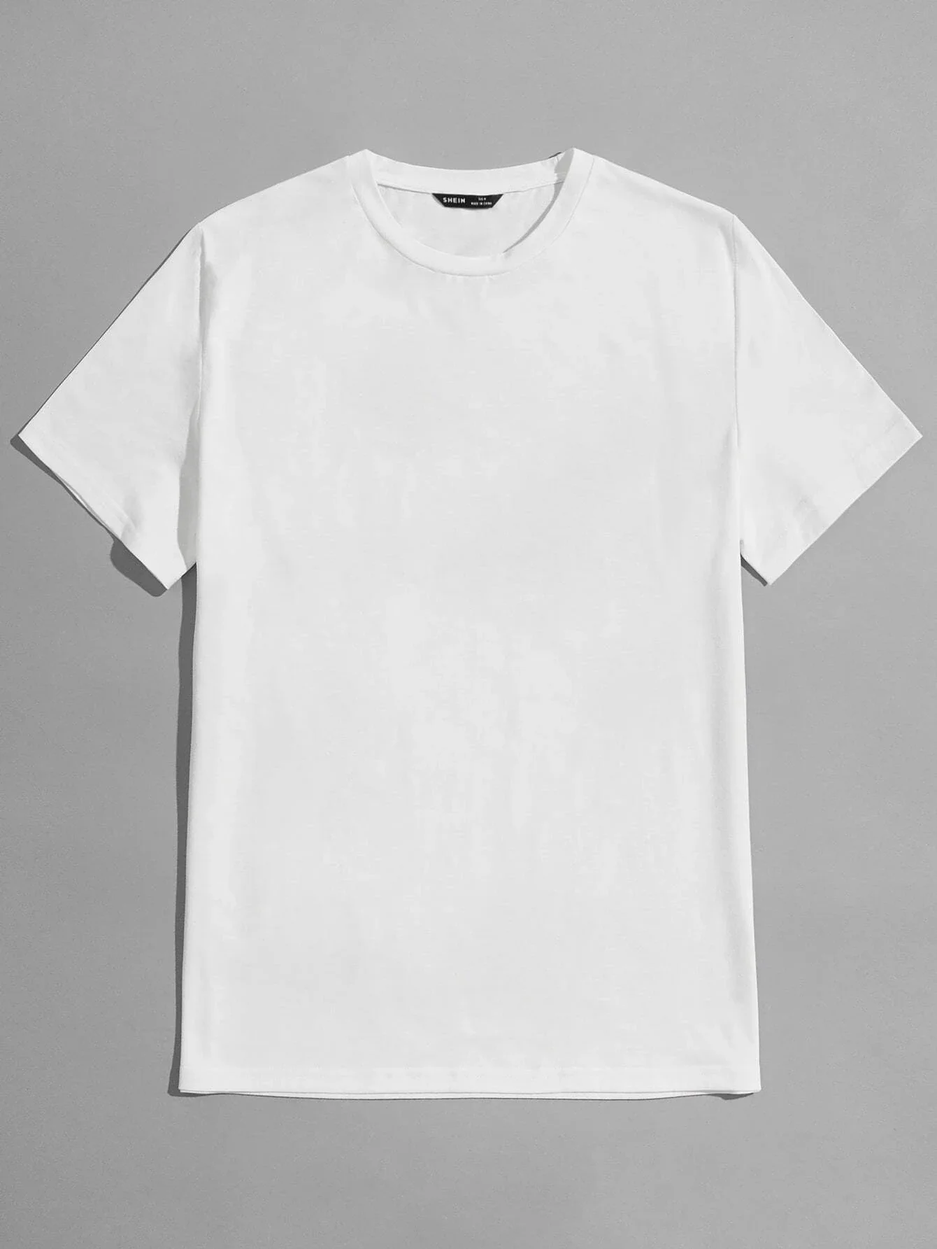 

BASICS Men Round Neck Solid Tee