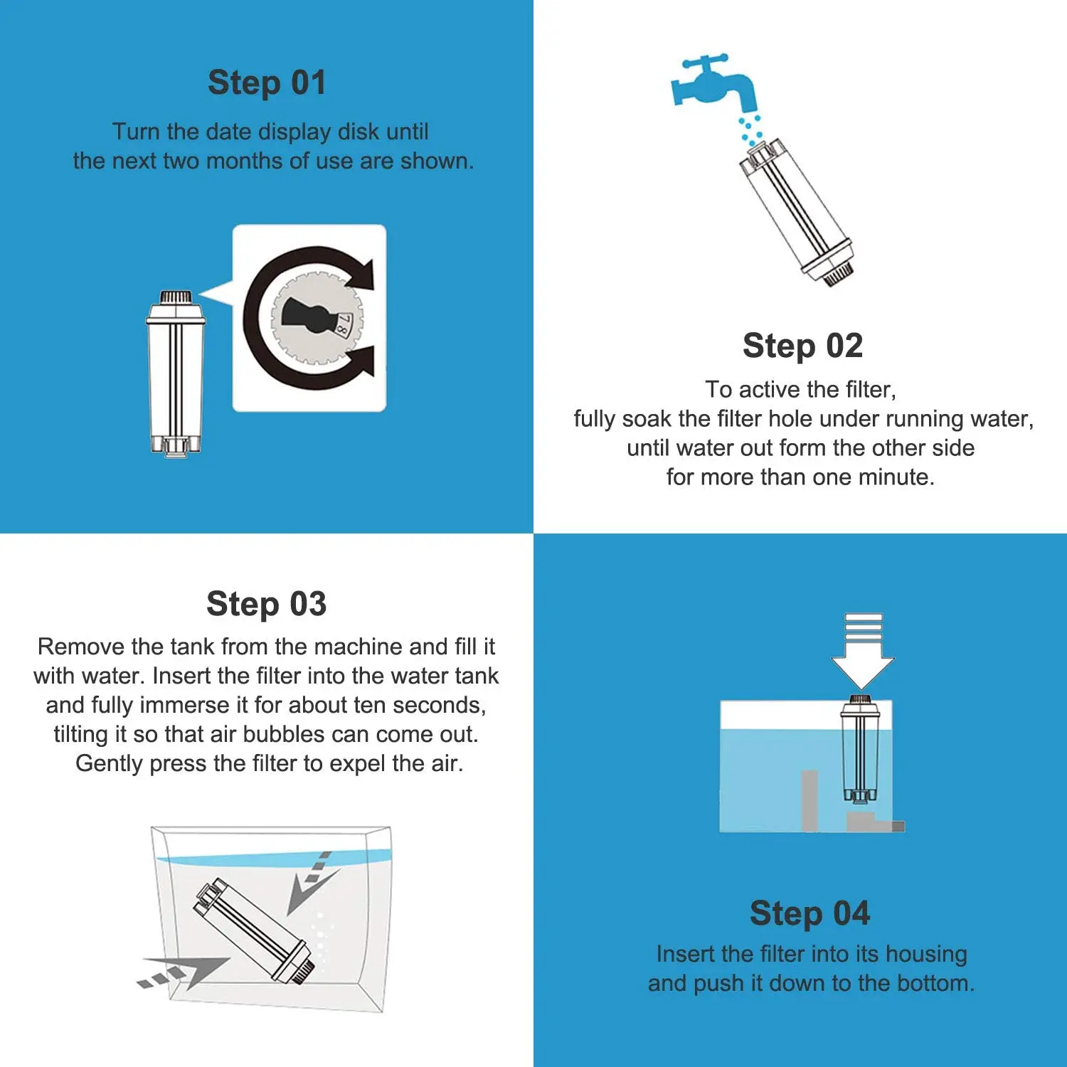 Сменные фильтры для кофемашины 5X фильтра DeLonghi DLSC002 картриджи воды смягчитель с