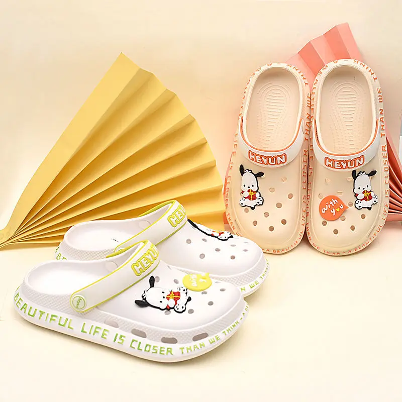 

Тапки Kawaii Sanriod 10 дюймов, новые Мультяшные милые тапки для медсестер Baotou, Нескользящие тапки, пляжная обувь, подарки для друзей