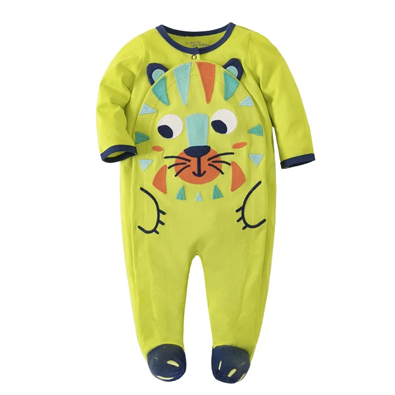 

Newborn baby romper baby pajamas animal lion comfortable soft overalls jumpsuit