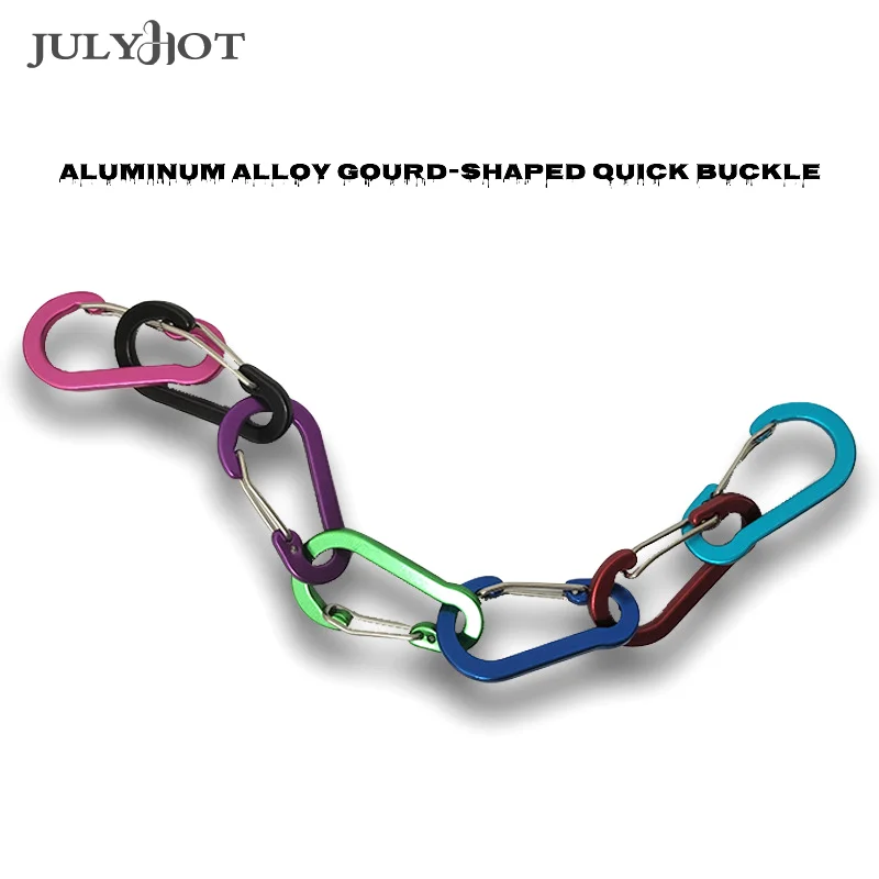 12 шт. набор карабинов зажимы для туристических небольших крючков рыбалки