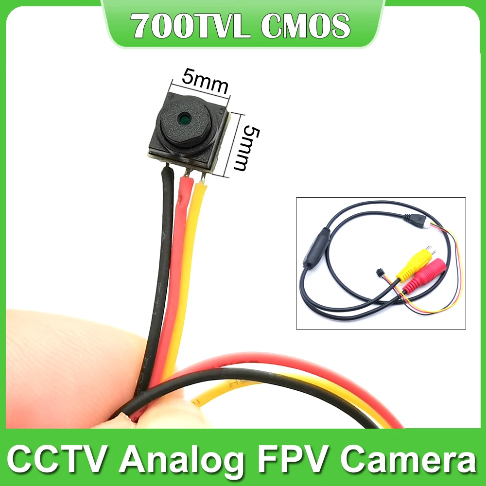 

NEOCoolcam Mini Home Security Analog FPV Camera 700TVL CMOS Color Video Camera for CCTV Surveillance or quadcopter size 5x5mm