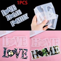 delysia king creative diy crafts letters epoxy resin casting lovehomefamily resin mold crystal silicone mold