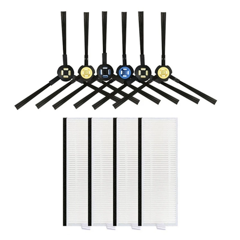 

Аксессуары для пылесоса Silvercrest SSR1 Ilife A7/A9S/X785/X750/X800, боковая щетка, фильтр НЕРА, 10 шт.