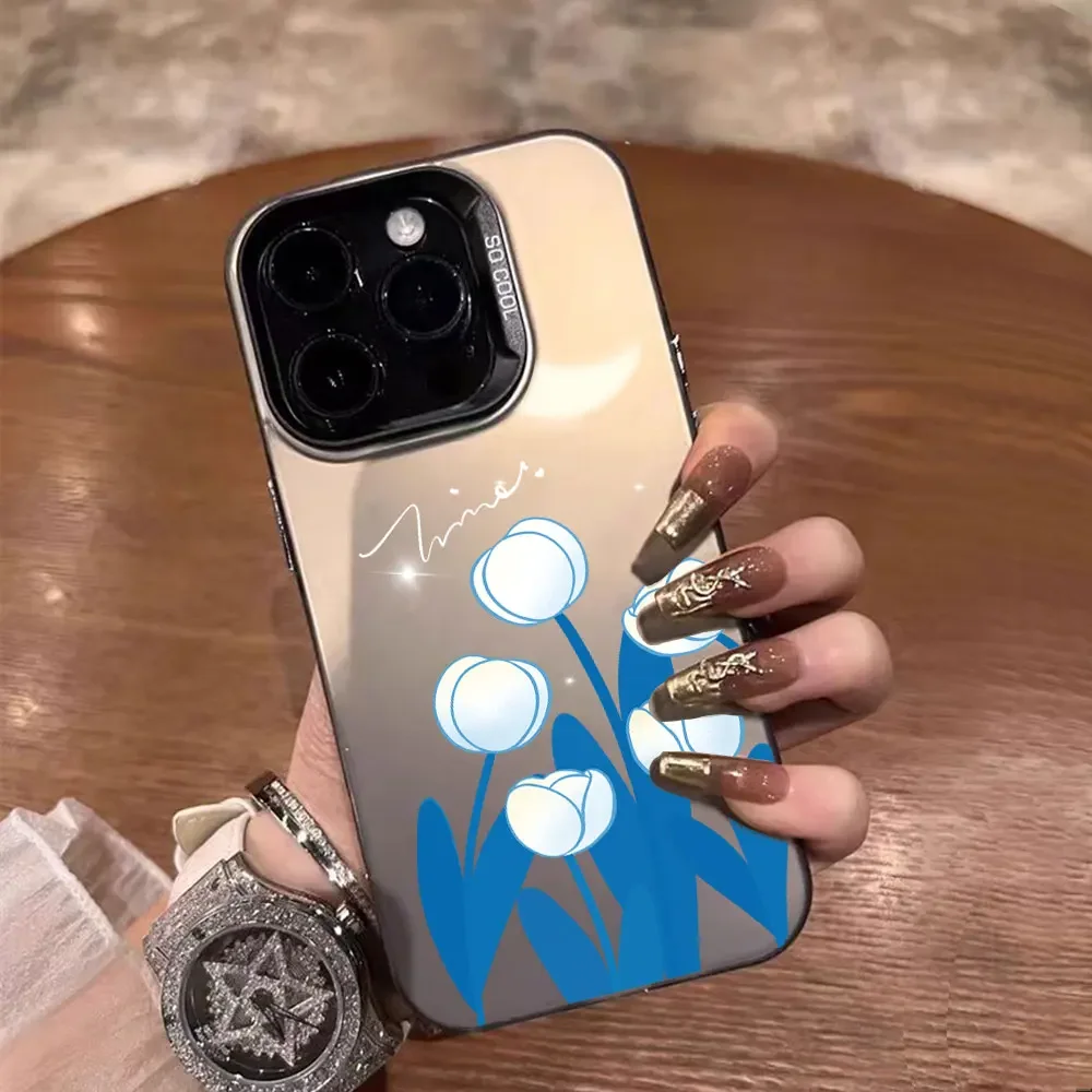 Модная матовая задняя крышка с цветочным принтом для Vivo S18 S17 S16 Pro Чехол T3 T2