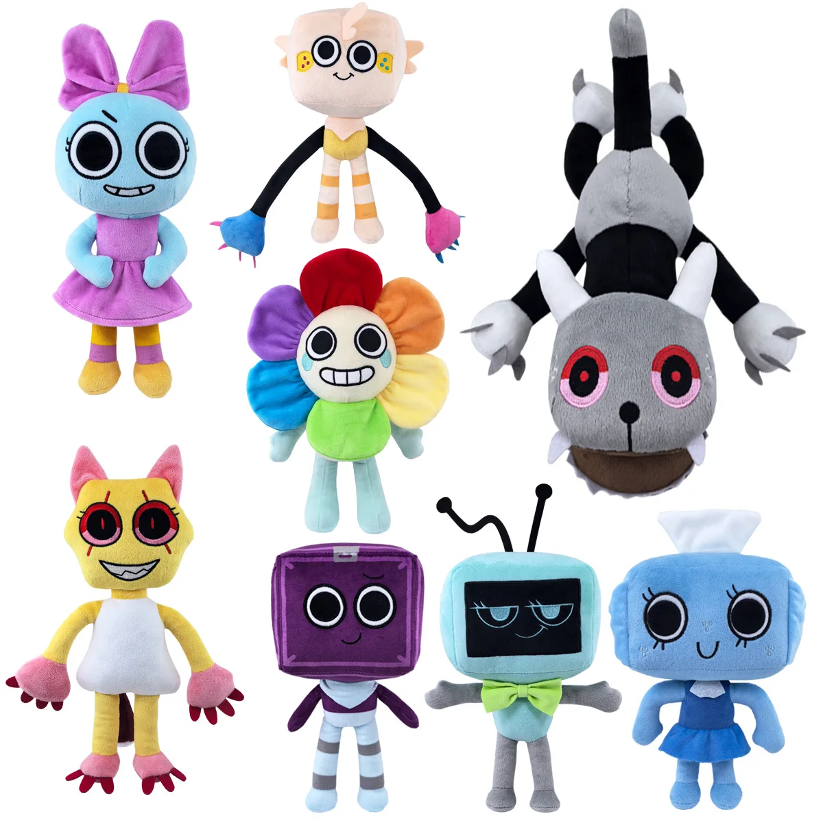 Новый мир Dandy's Cute Dandy World Scrap Horror Game Goob Pebble Фигурка Подушка Кукла Kawaii Декор