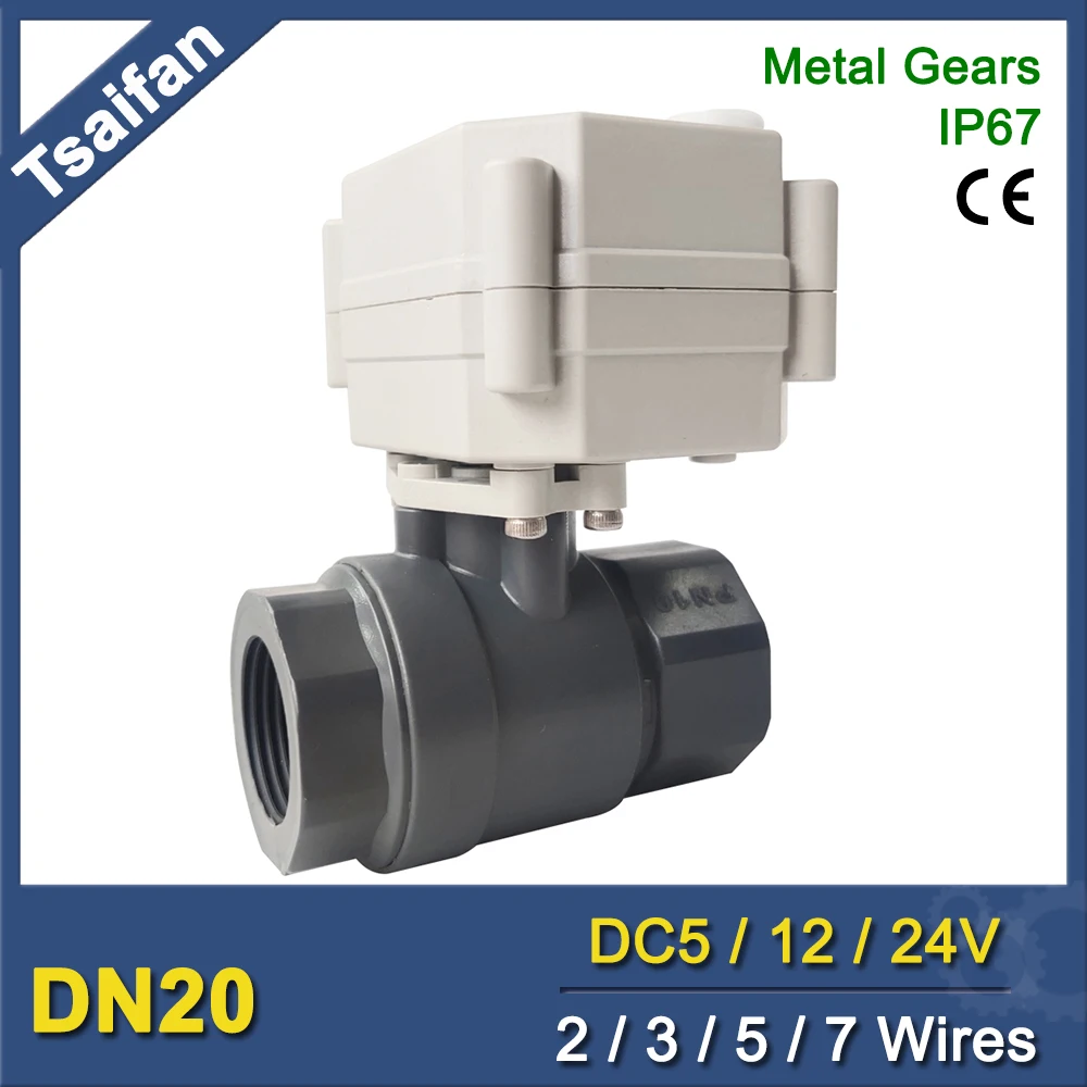 

Электрический водопроводный клапан Tsai Fan DN20