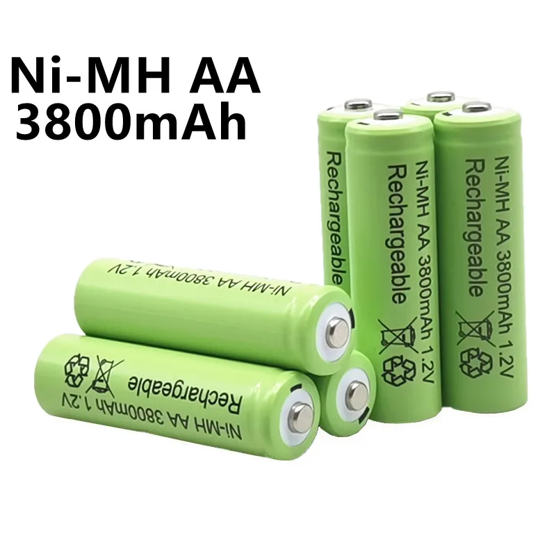 

2022 New Rechargeable battery AA Battery 1.2V 3800mAh pre-charged recharge ni mh rechargeable battery For camera microphone