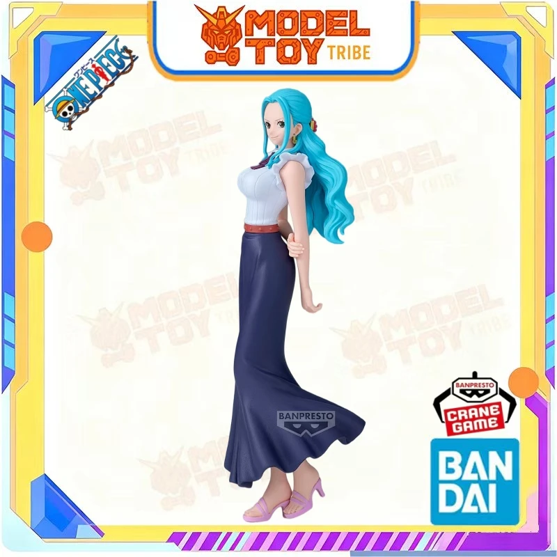 Фото В наличии: Оригинальная аниме-фигурка Bandai Banpresto из Японии, 180 мм, DXF One Piece Grandline Extra Nefeltari Vivi, призовая модель, игрушка, подарок №4