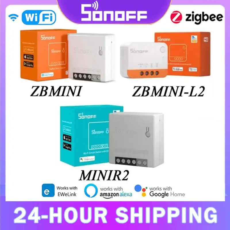 Смарт-переключатель SONOFF MINI R2/ZBMINI/телефон с голосовым управлением