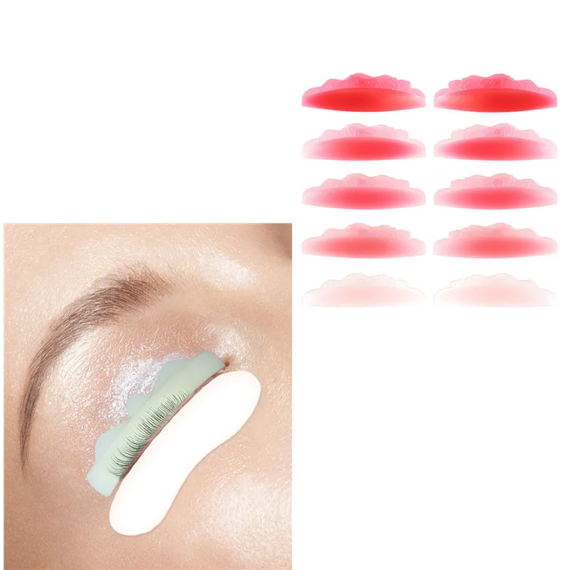 

3/5 Pairs/Bag Packed Eyelash Perm Stick Flower Silicone Eyelash Perm Pad For Eyelash Lifting Eyelash Makeup Tool
