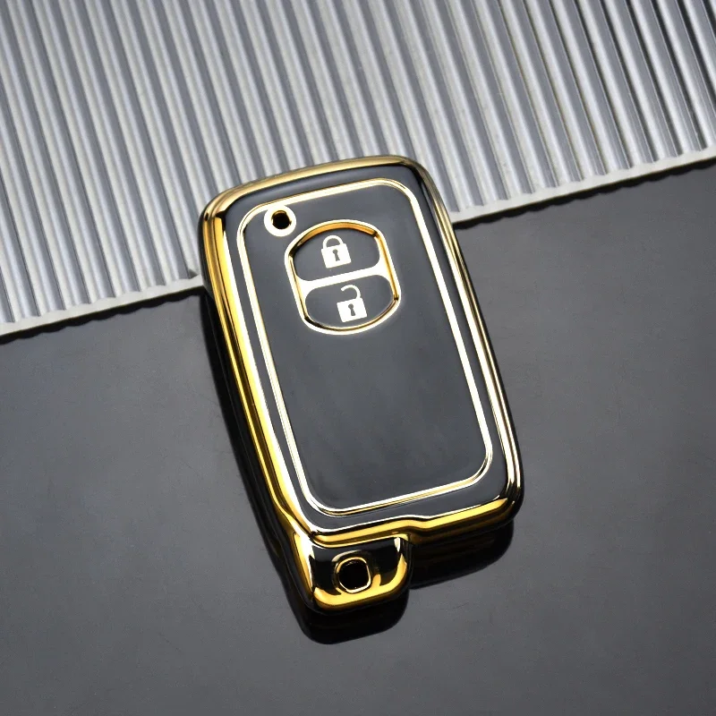 2/3/4 кнопки, чехол для дистанционного ключа автомобиля, держатель для ключей, брелок для Toyota Prius 30 Alpha Aqua Land Cruiser Auris для Lexus LC 200