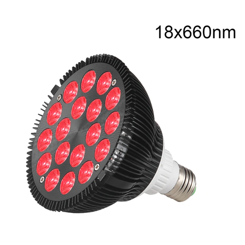 Therapy Lamp Anti-aging Par38 Bulb 630nm 660nm Red Light Near Infrared 810nm 830nm 850nm, Red Light Grow Led