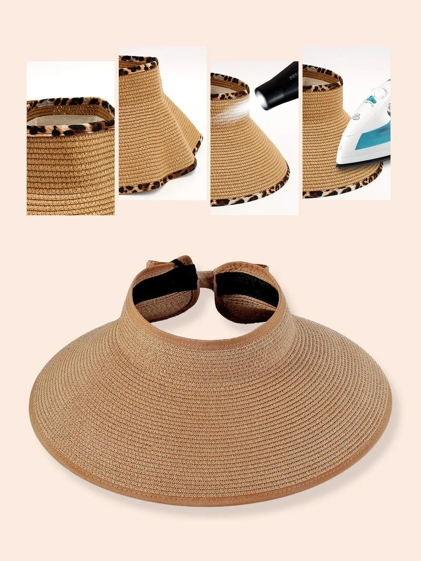 

Hats gorras sombreros capshat Bow Decor Visor Hat beach