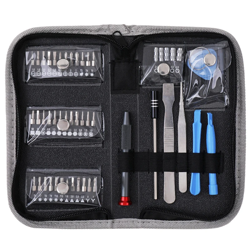 

49Pcs Portable Tool Set Slotted Cross Shaped Triangular Precision Screwdriver Combination Set Tool For Mobile Phone Repair
