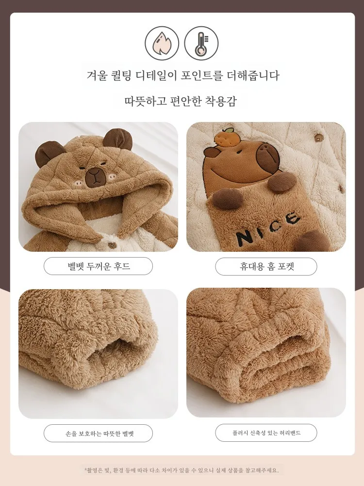 Трехслойная стеганая новая женская ночная рубашка цвета хаки Barra на осень и зиму