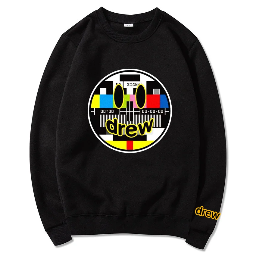 

Drew House Justin Bieber Hoodies Sweatshirts Mens New Spring Autumn Hip Hop Warm Fleece Sweatshirt High Quality Brand Hoodies