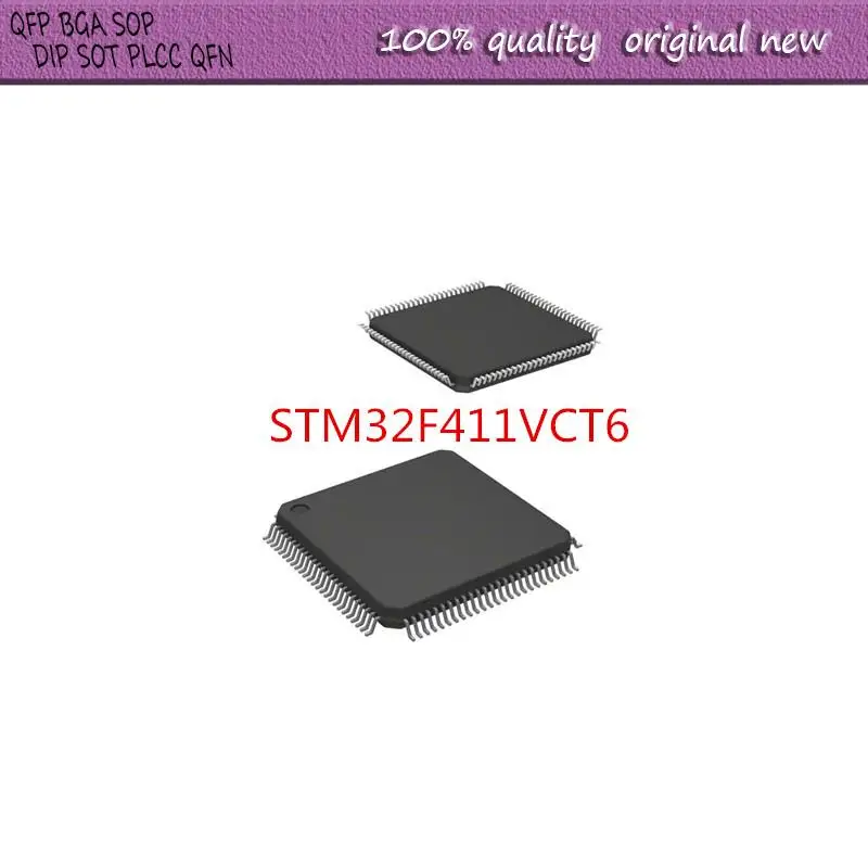 

NEW 1PCS/LOT STM32F411VCT6 STM32F STM32F411 STM32F411V STM32F411VC LQFP-100