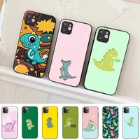 toplbpcs cartoon cute dinosaur phone case for iphone 11 12 13 mini pro max 8 7 6 6s plus x 5 se 2020 xr xs funda case