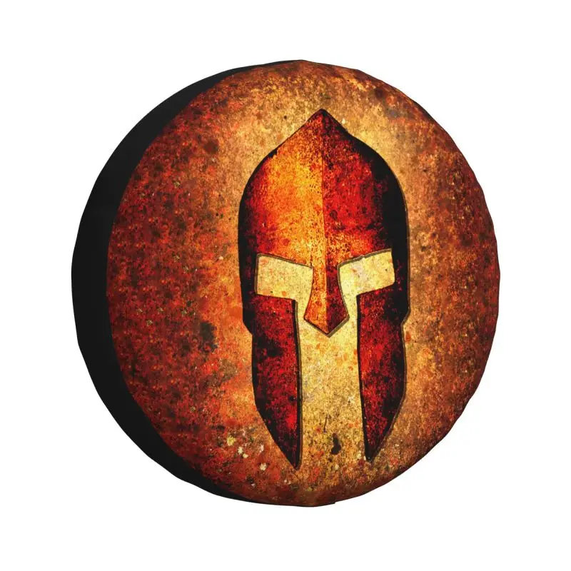 

Sparta Spirit Spartan Helmet Spare Tire Cover for Toyota RAV4 Prado 4WD 4x4 Trailer Car Wheel Protector 14" 15" 16" 17" Inch