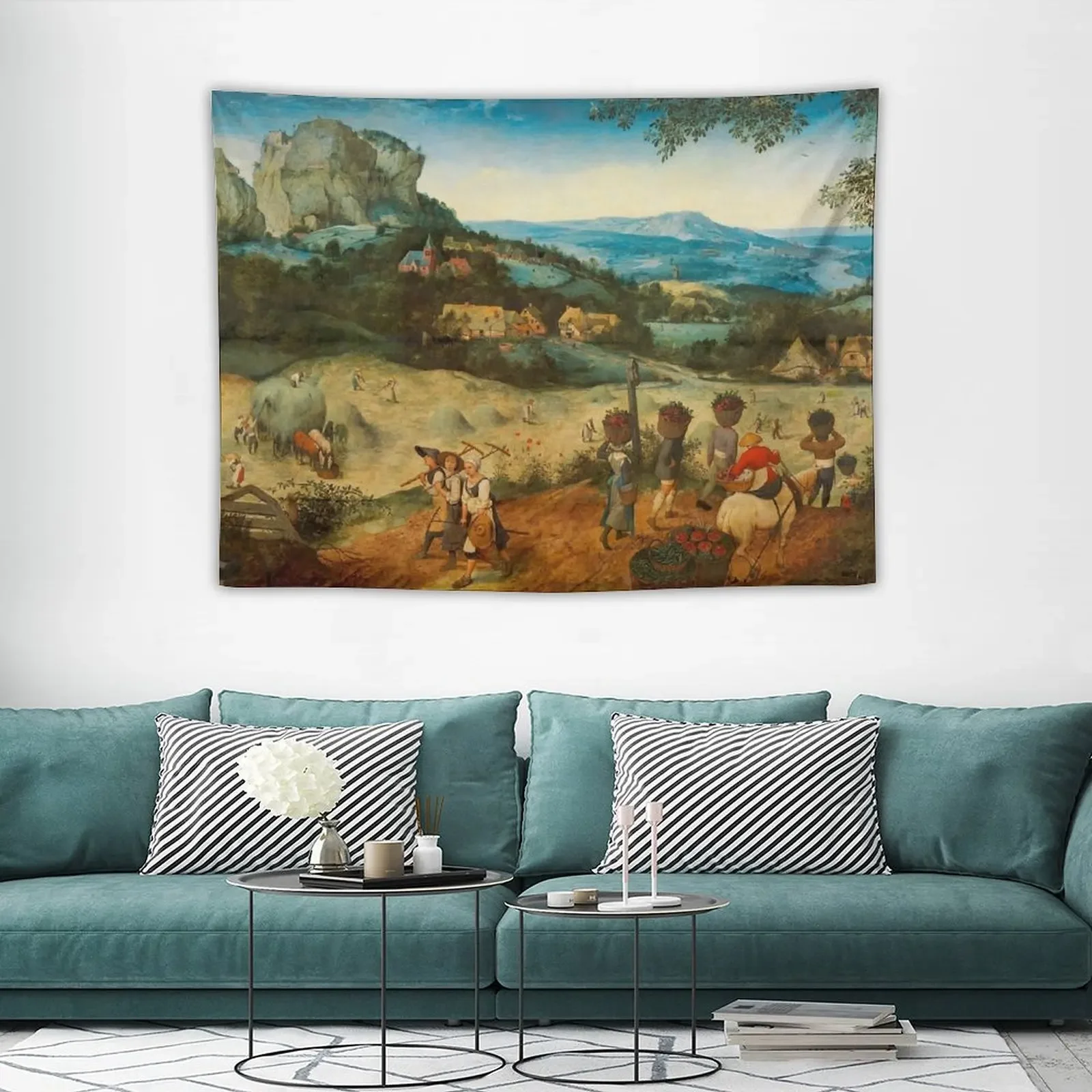 Pieter Bruegel the Elder The haymaking гобелен вещи в комнате японский декор комнаты
