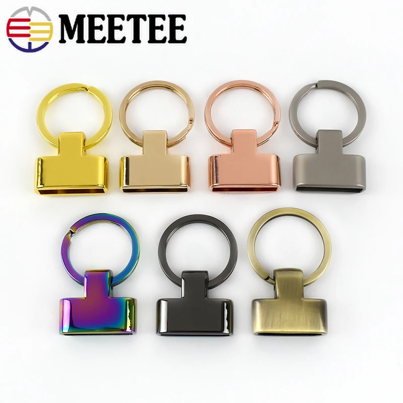 5/10Pcs 20/24mm Metal Ring Buckle Bags Strap Split Rings Handbag Belt Keychain Connection Hook DIY Leather Hardware Accessories