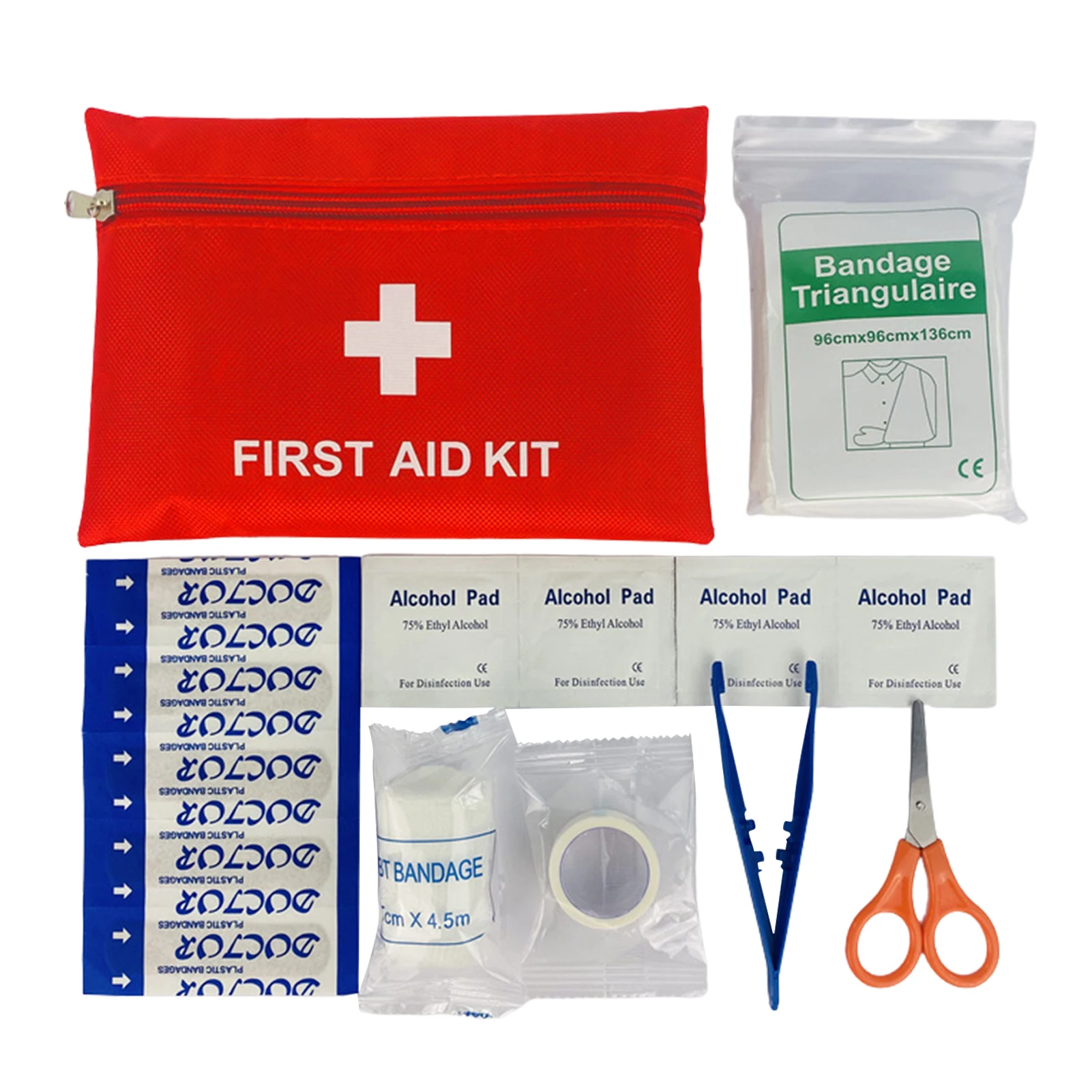 

Portable First Aid Kit Survival Bag Mini Emergency Bag For Car Home Picnic Camping Travelling Outdoor