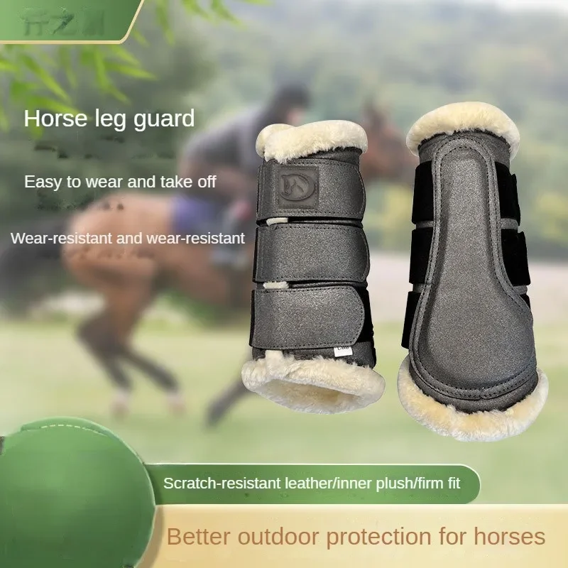 

Equestrian Supplies Horse Leg Guard Soft Shock Absorption Anticollision Leg Guard Horse Warm Supplies