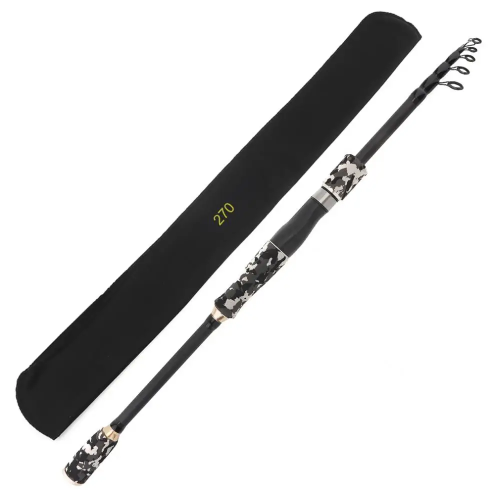 2 7 м серая камуфляжная Удочка из углеродного волокна для ловли на приманку