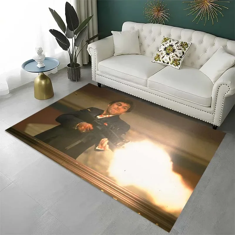 Ковер 3d Scarface домашний коврик для гостиной и спальни детский матрас детской