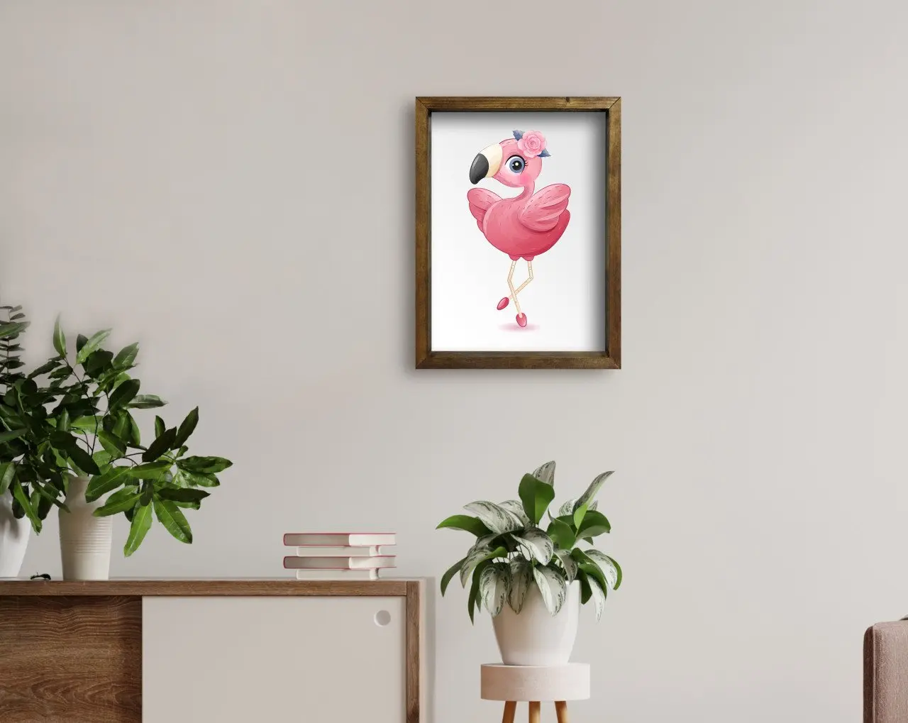 

BK Home натуральный деревянный стол 45x65 см-67