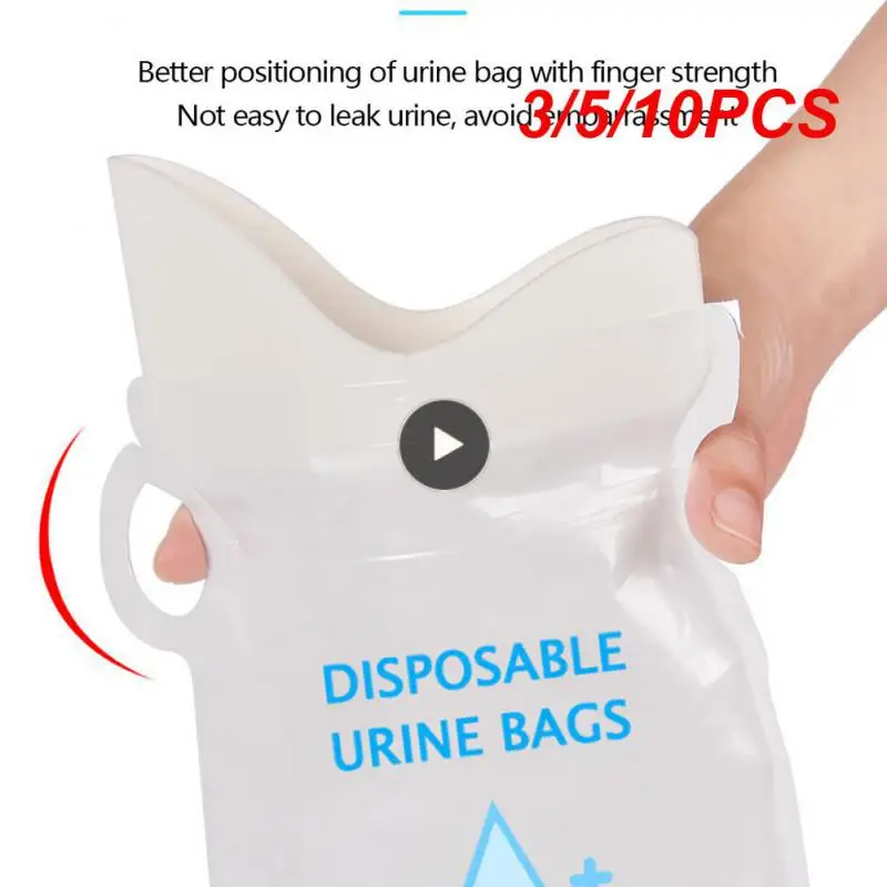 

3/5/10PCS Urinal Toilet Bag Disposable 700cc Car Urine Bag Universal Mini Vomit Bags Car Accessories Mobile Toilets Portable