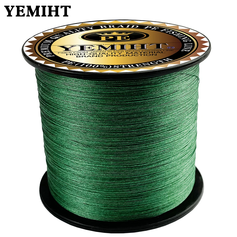 

YEMIHT 8 Strands 100M Braided Fishing Line Multifilament Pesca Carp Super Strong Weave Sea Saltwater Extreme Strong PE