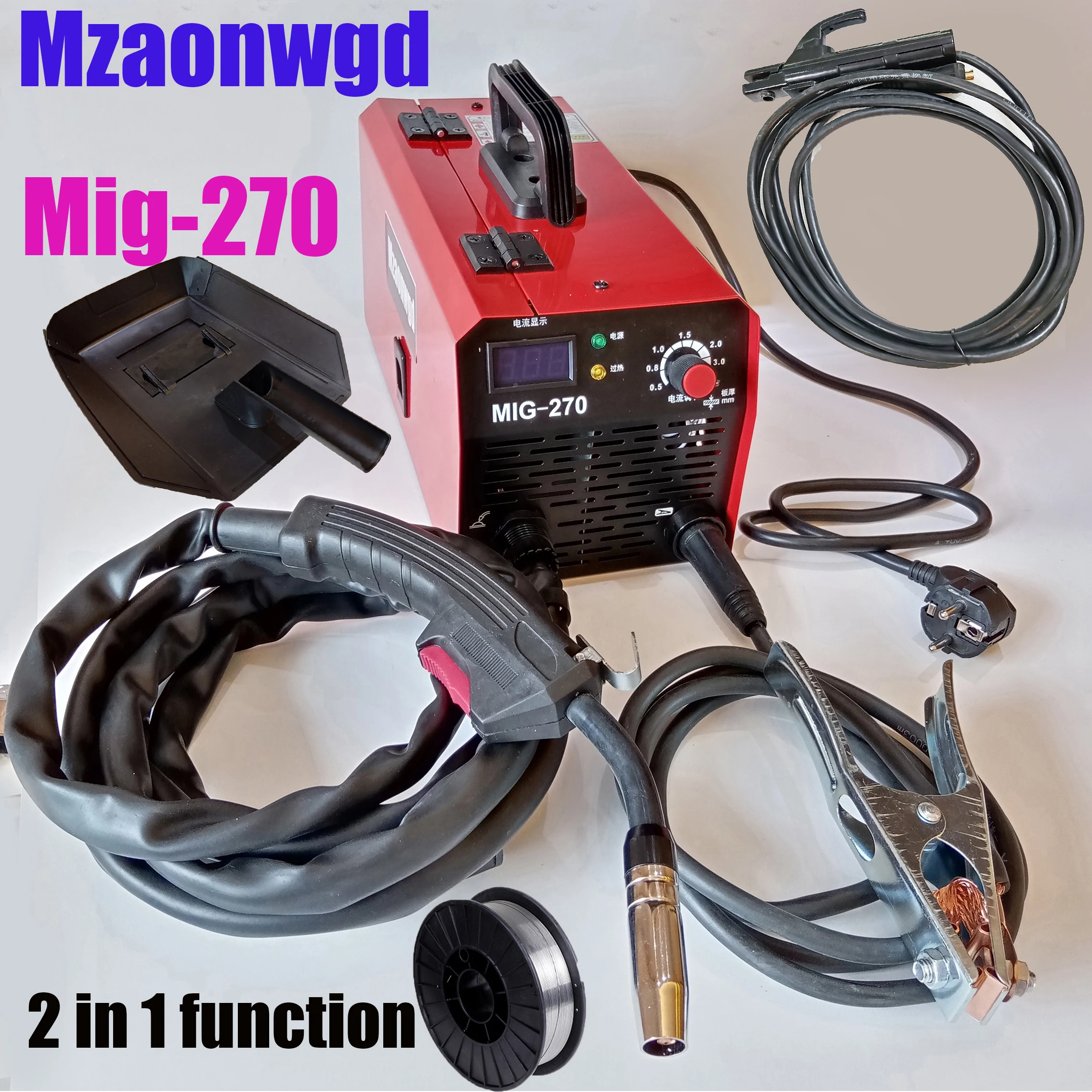 Сварочный аппарат полуавтоматический, 220 В, без газа | AliExpress