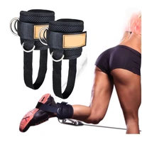 fitness ankle straps adjustable foot support gym weight lifting leg strength workouts pulley with buckle home leg gym equipment